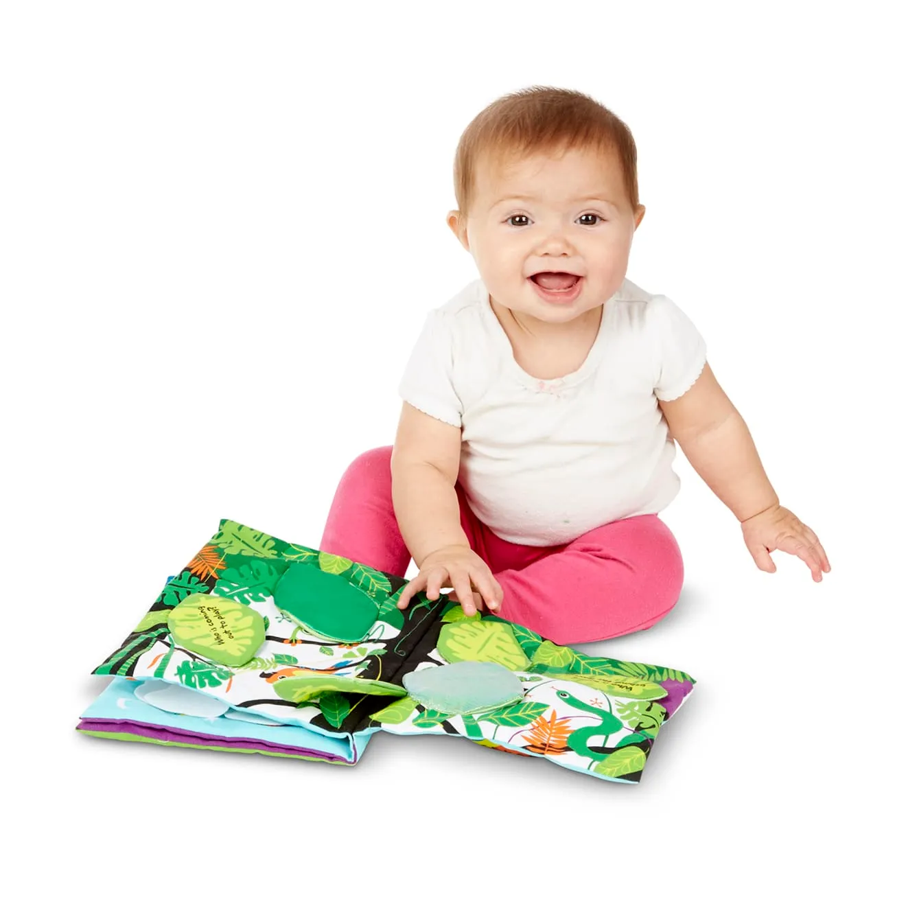 Melissa & Doug K's Kids Soft Activity Stoffbuch Peekaboo Dschungel