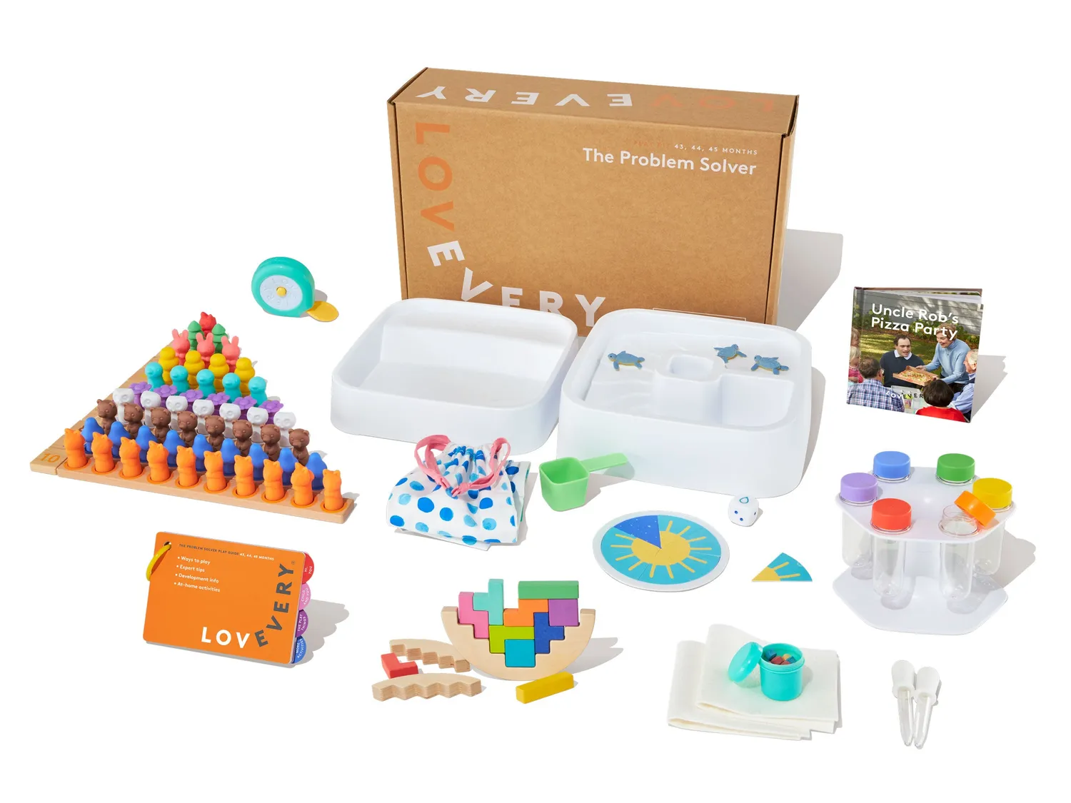 Lovevery Play Kits Problemlöser-Set Lernspiel Deutsch ab 3 Jahren