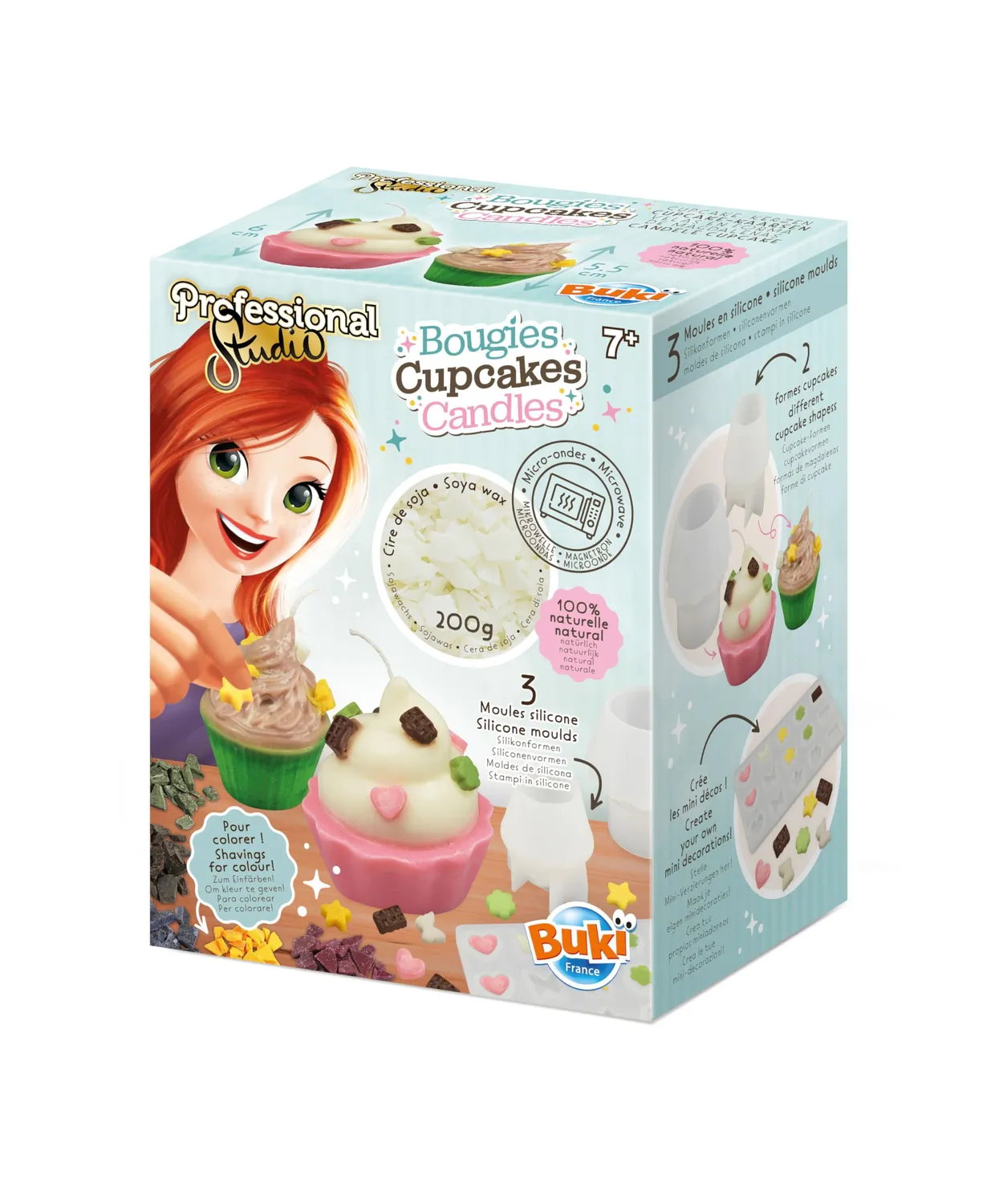 Buki France Professional Studio 5429 Cupcake Kerzen 2 Stück