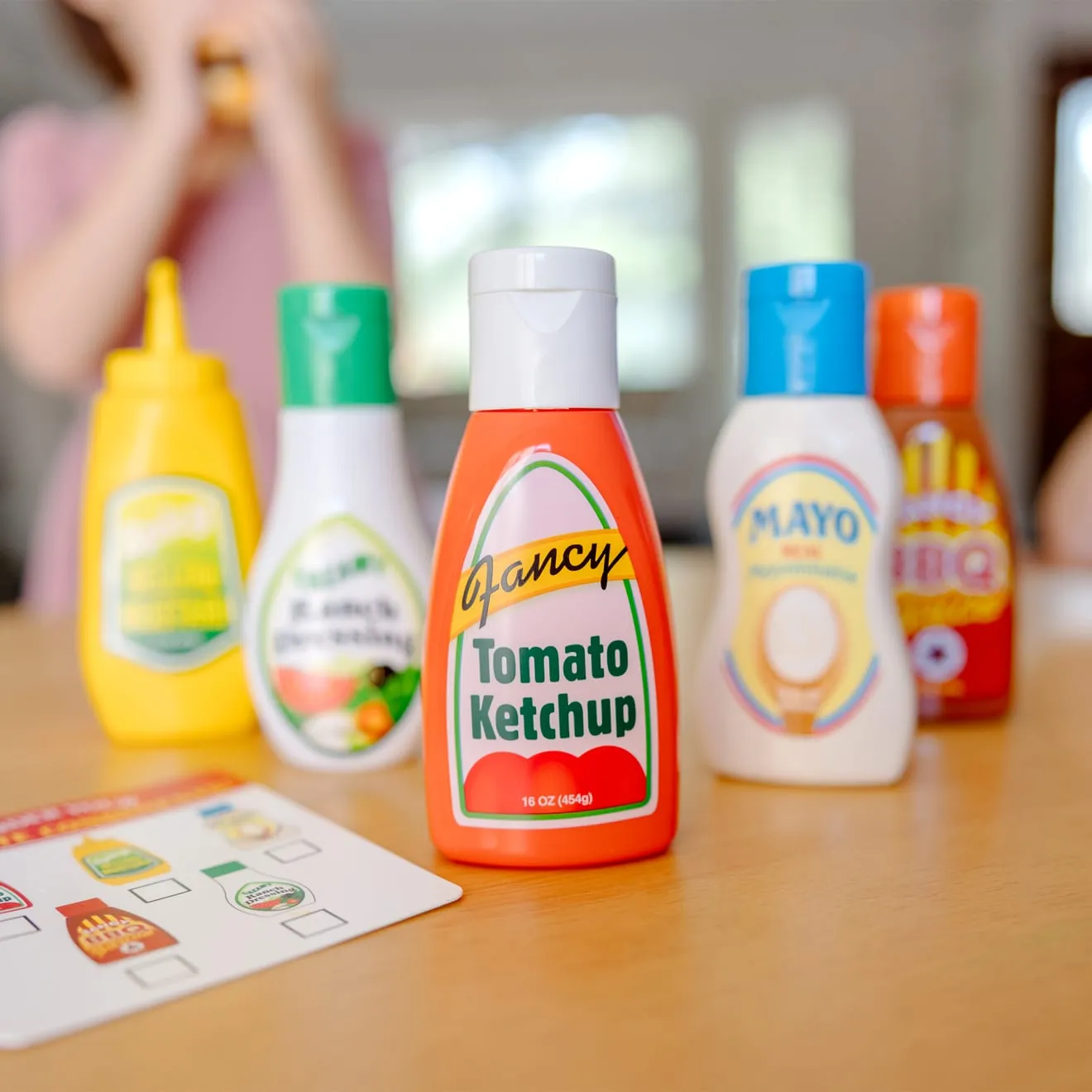 Melissa & Doug Favorite Condiments Spielessen 5 Soßenflaschen