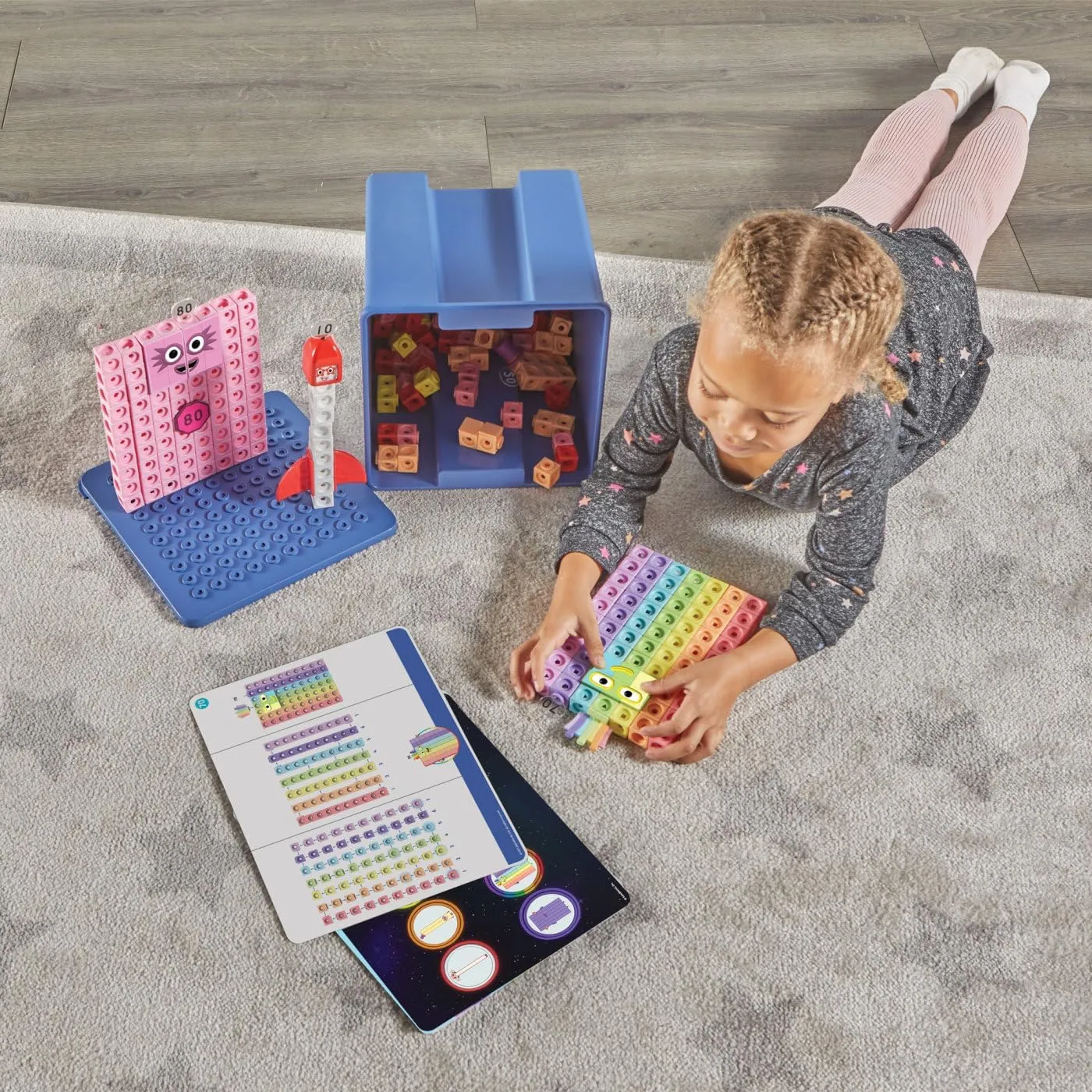 Learning Resources MathLink Cubes Heroes with Zeroes Set 616 Teile
