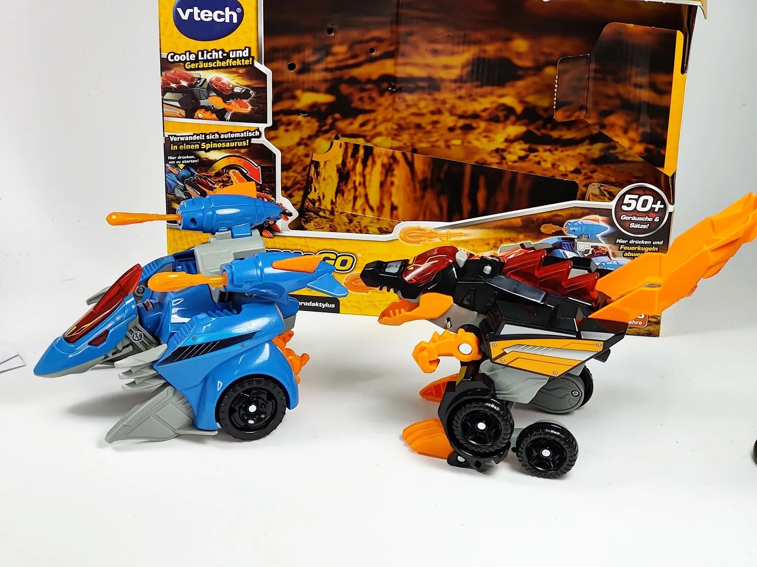 VTech Switch and Go Dinos Spinosaurus Spielzeug 2in1 mit Sound