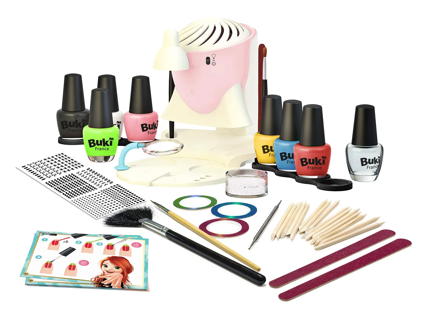 Buki 5404 Professional Studio Nail Art mit 8 Lacken