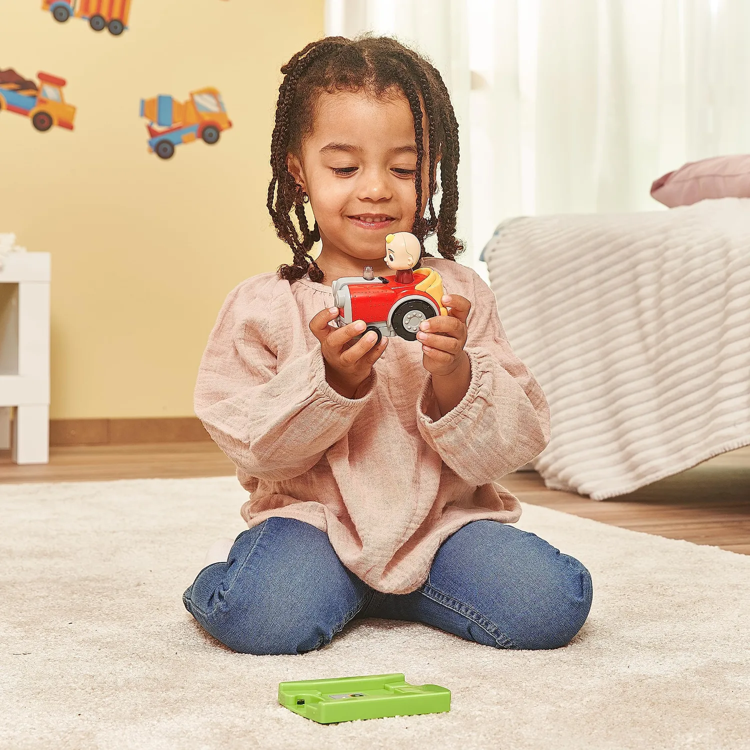 VTech Tut Tut Baby Flitzer CoComelon JJs Traktor Spielzeugauto Schiene