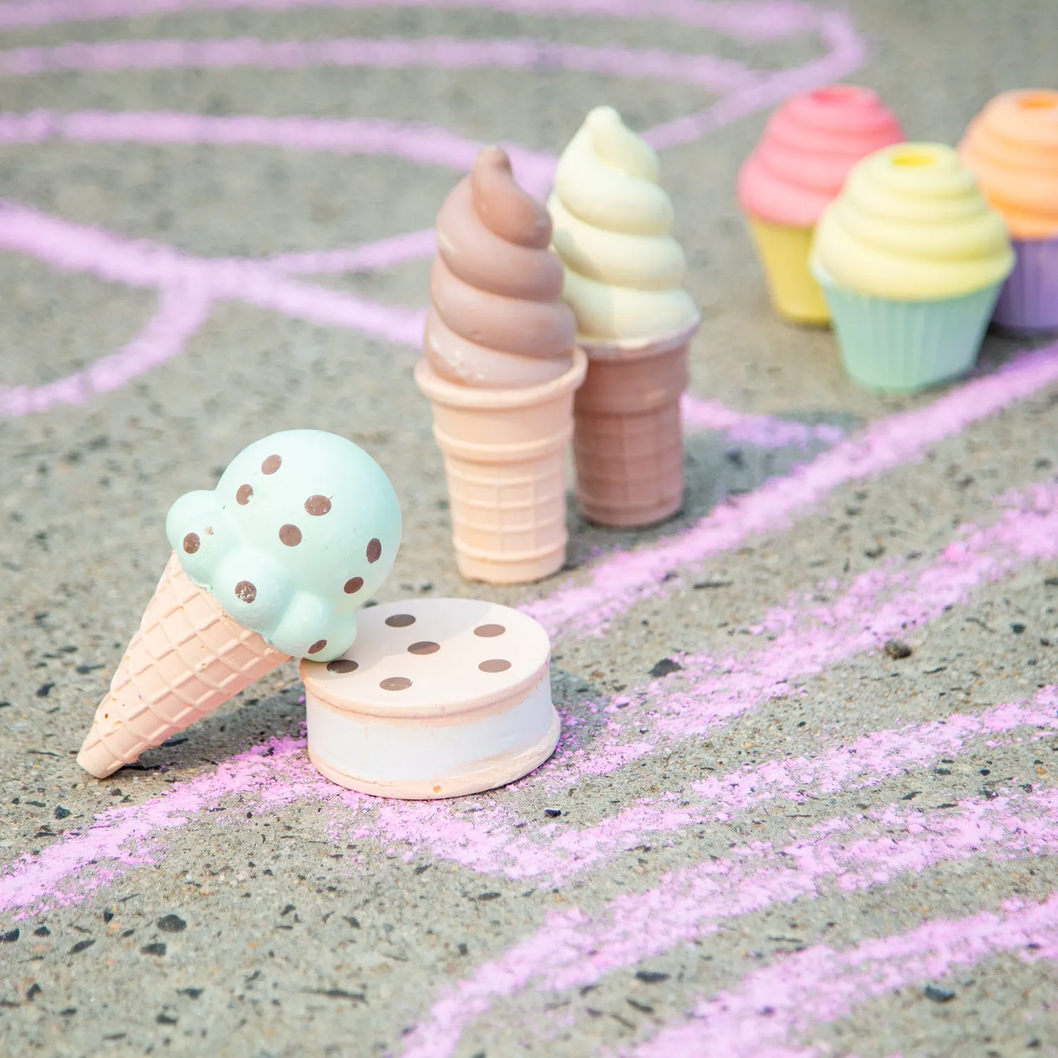 Melissa & Doug Sweet Treats Kreide-Set Eis 12-teilig