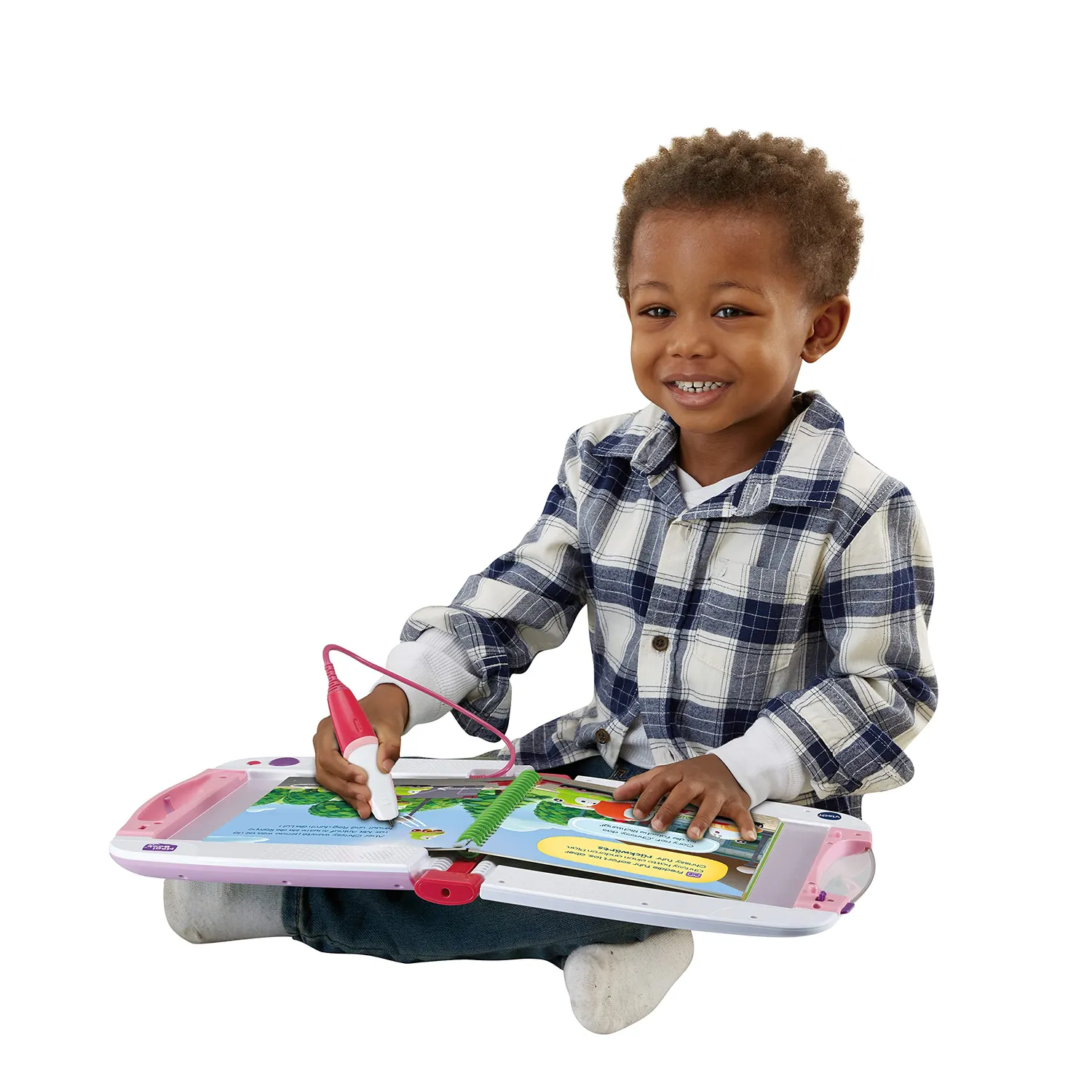 VTech MagiBook v2 Pink Lernbuchsystem mit 2 Büchern Stift