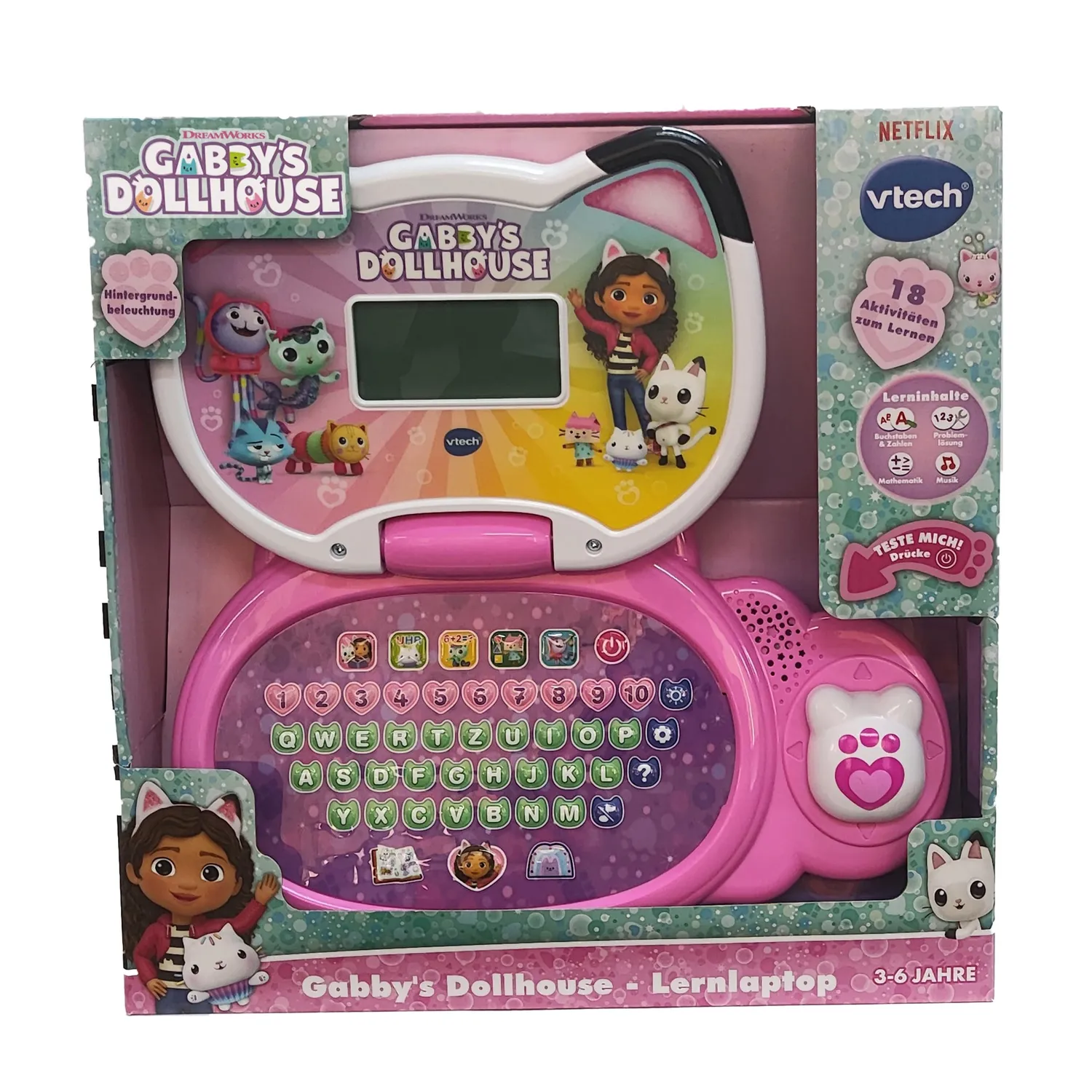 VTech Gabbys Dollhouse Lernlaptop QWERTZ 3-6 Jahre Computer