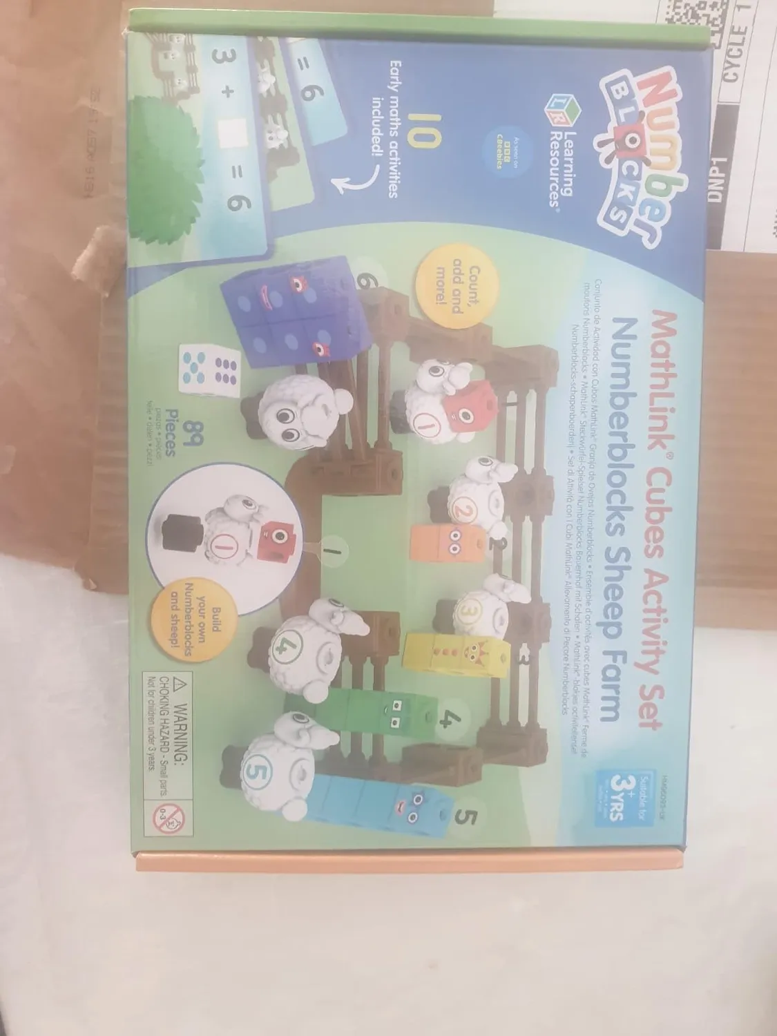 Learning Resources MathLink Numberblocks Bauernhof Schafe 53-tlg.