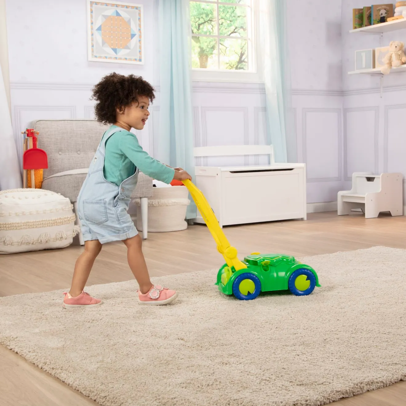 Melissa & Doug Snappy Turtle Mower Spielrasenmäher Motorgeräusch
