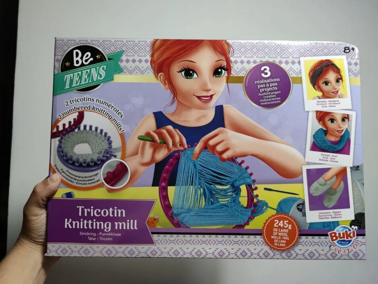 Buki Be Teens BE005 Strickset mit Wolle für Anfänger