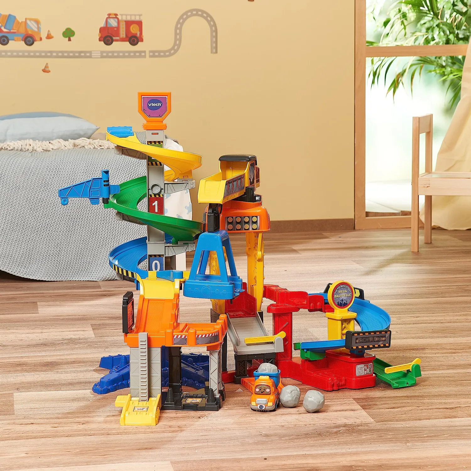 Vtech Tut Tut Baby Flitzer Mega Baustelle mit Kipplaster