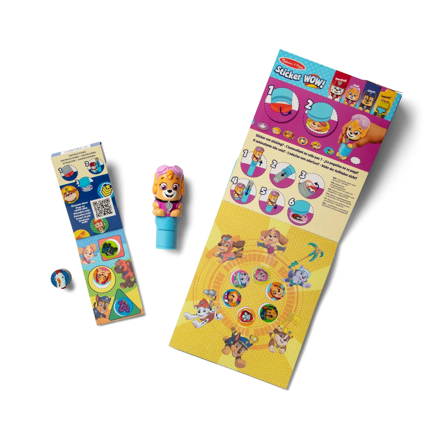 Melissa & Doug Sticker WOW Skye Bundle Stempel 500 Sticker