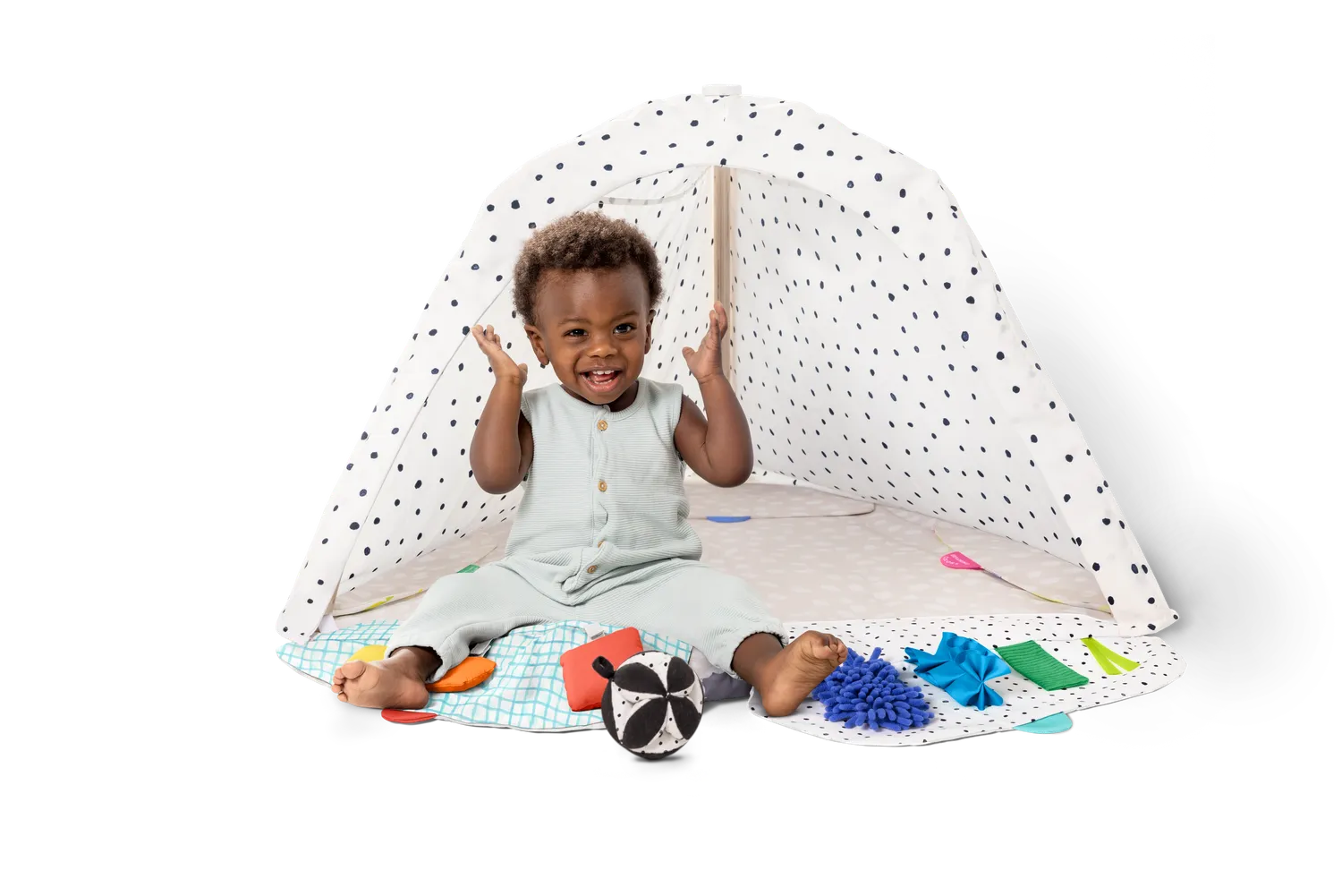 Lovevery Play Gym Babygym Krabbeldecke 5 Zonen Holz