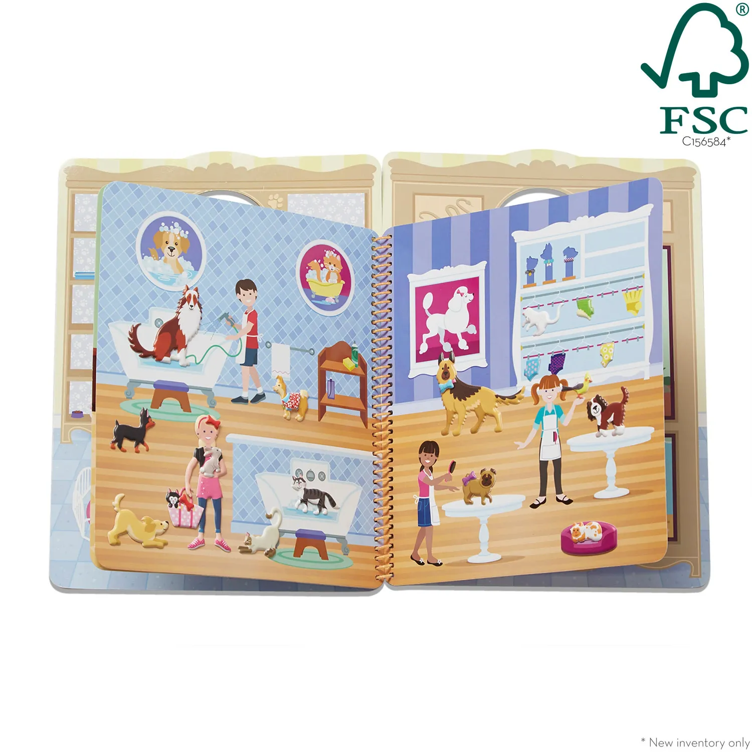Melissa & Doug Pet Place Puffy Stickerbuch Haustiere 115 Sticker