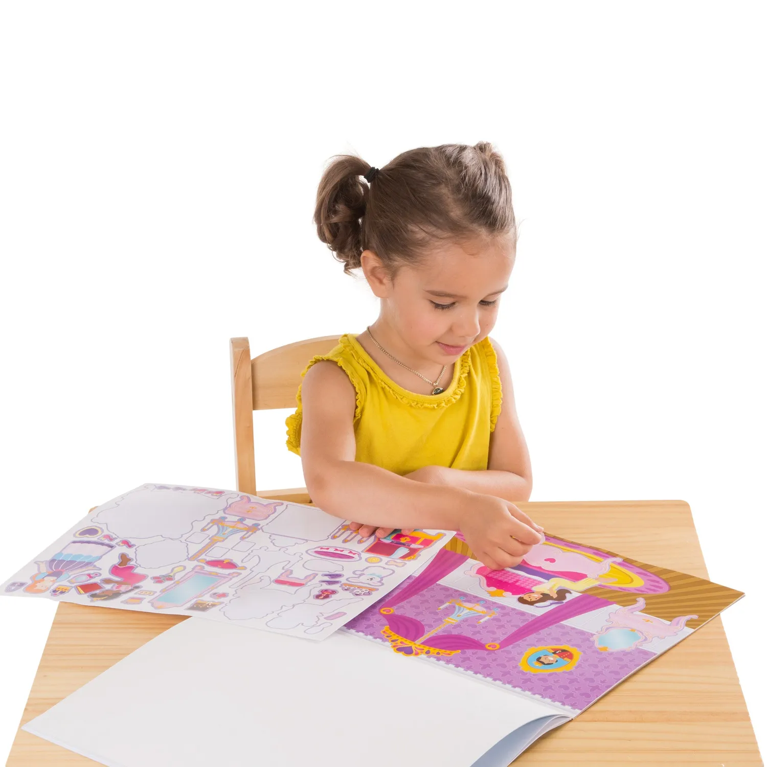 Melissa & Doug Princess Castle Stickerheft wiederverwendbar