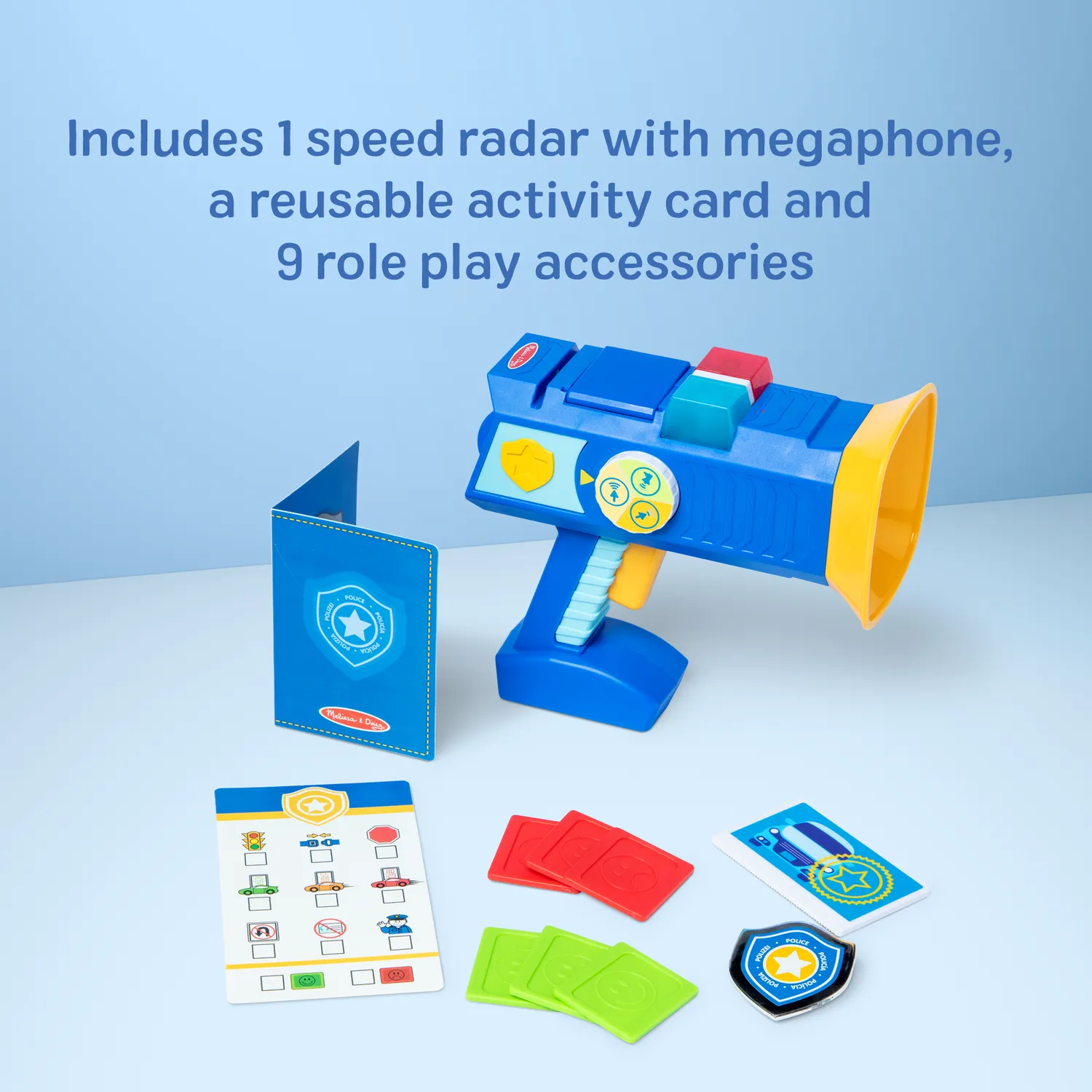 Melissa & Doug Police Speed Radar Polizei Spielset mit Sound