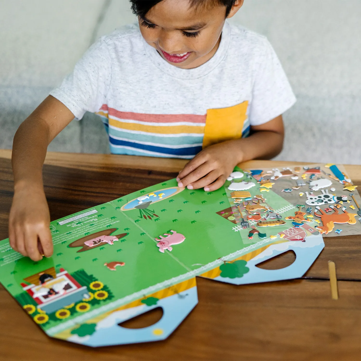 Melissa & Doug Puffy Sticker Bauernhof Sticker-Set On the Farm