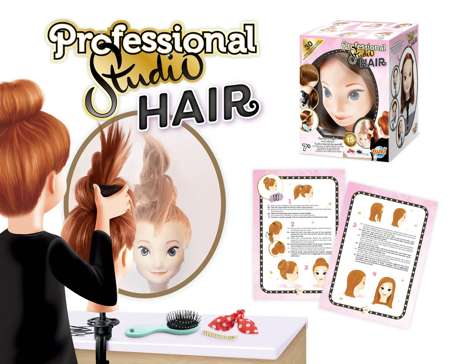 Buki Professional Studio Hair 5422 Frisierkopf ab 7 Jahre