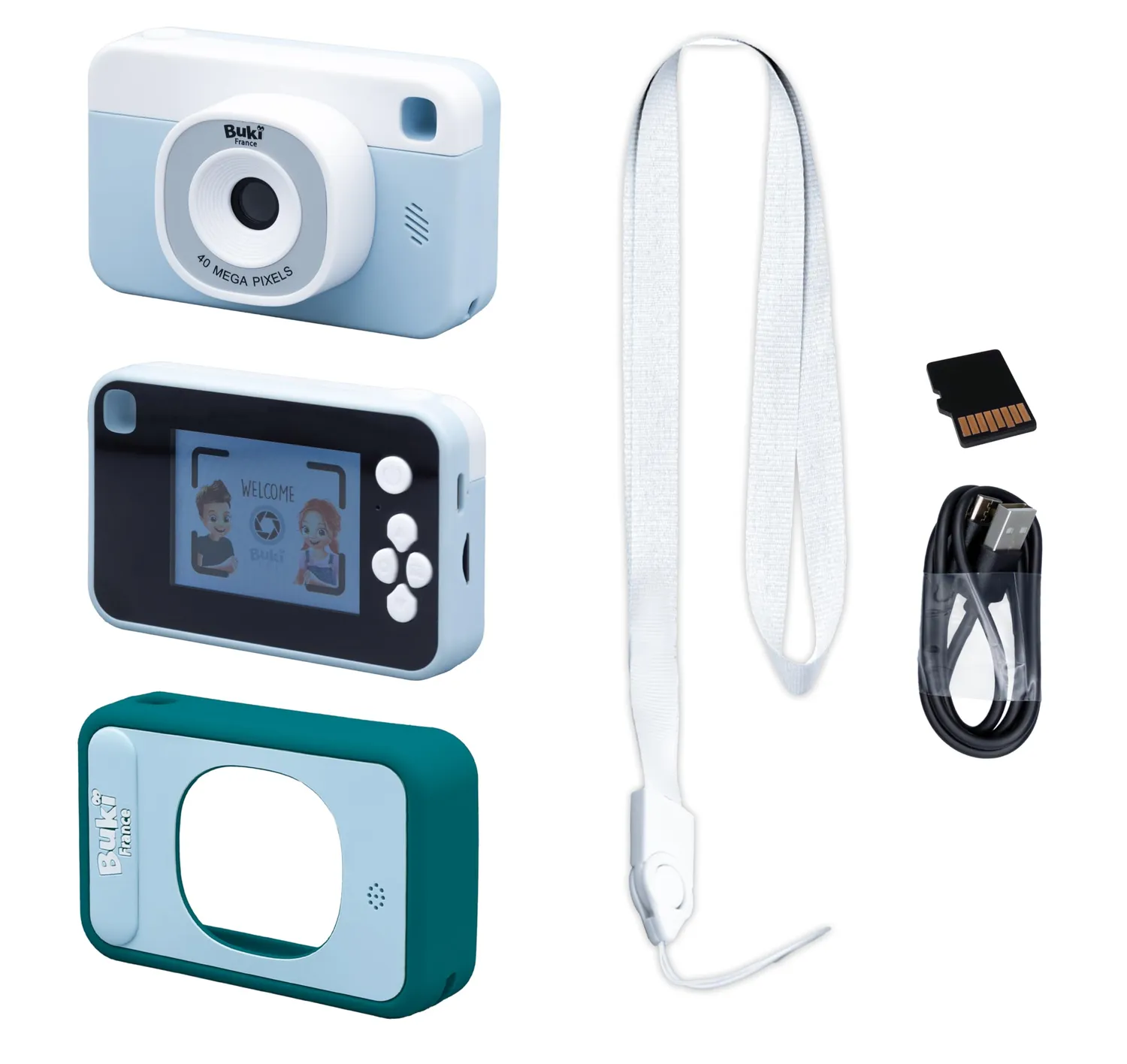 Buki CamJunior PV011 Kinderkamera 2-in-1 40 MP ab 4 J.