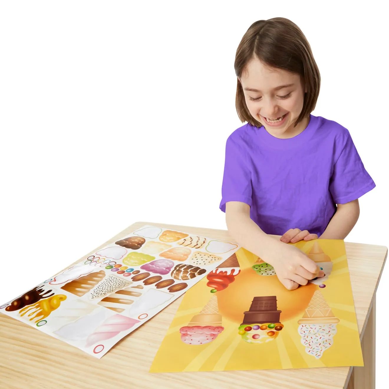 Melissa & Doug Sweets Treats Stickerblock 16 Seiten